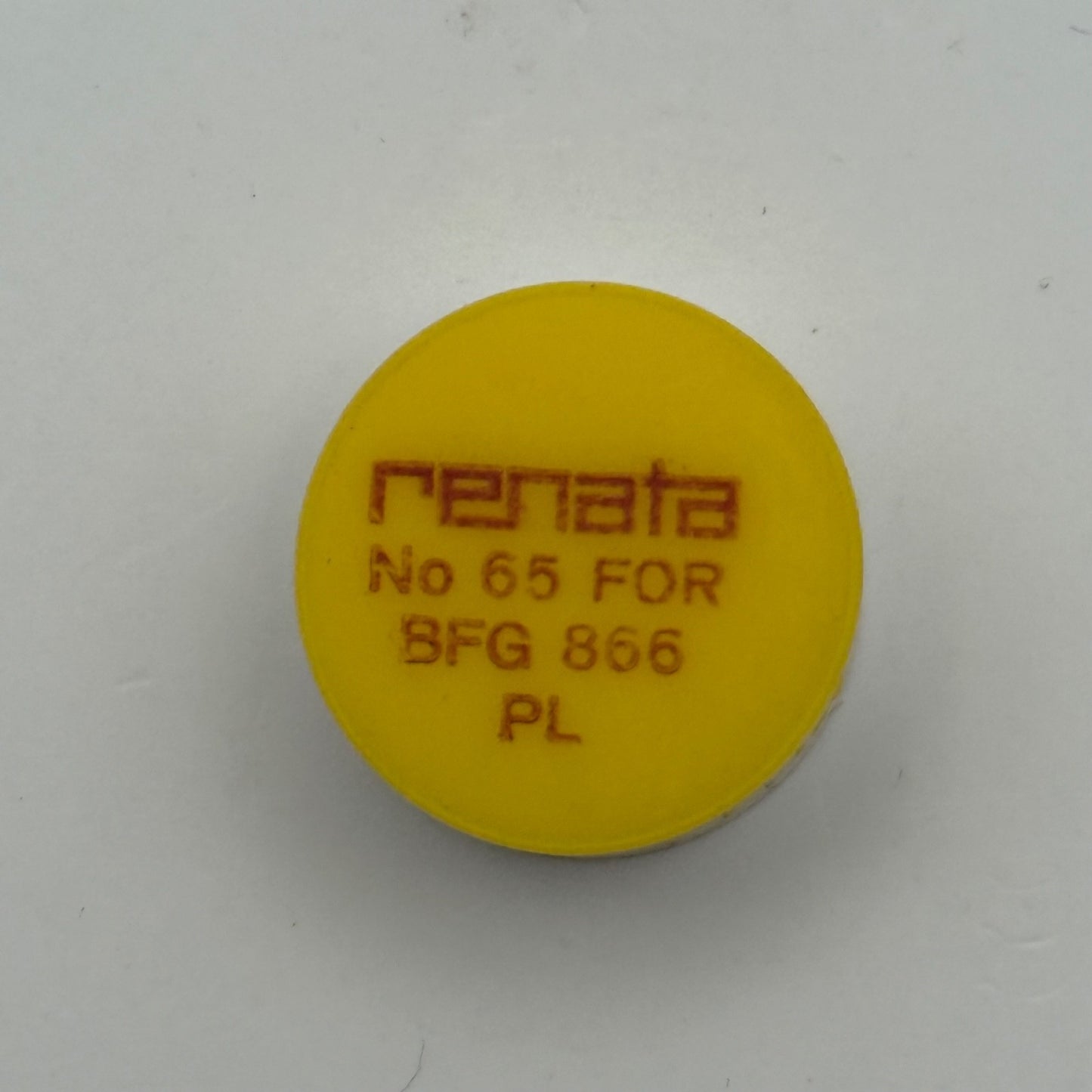 BFG 866 Balance Wheel Complete And Spring PL Renata 65 Watch Movement Parts NOS 