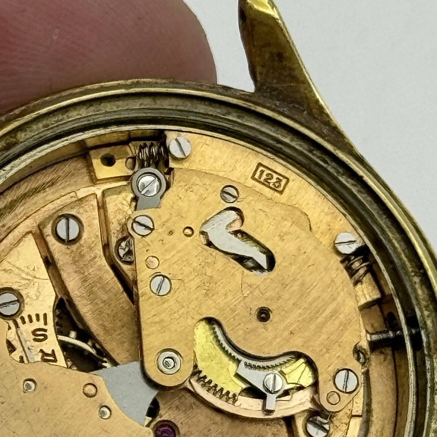 35mm Ebel Cal 123 / 1344 Automatic Bumper Sweep Secs Vintage Watch - TO RESTORE