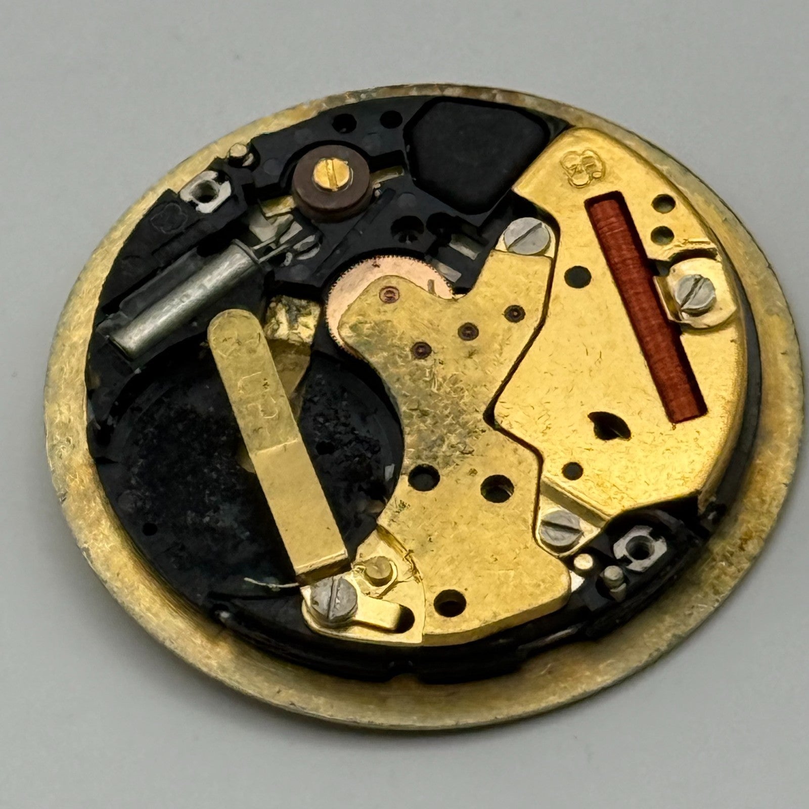 ESA ETA 944.111 Quartz Watch Movement Avia Date Vintage Swiss Parts Repair 26mm