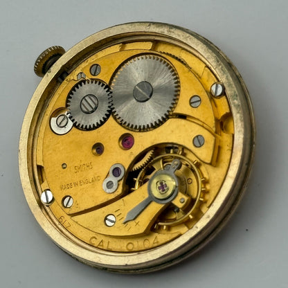 Smiths Imperial 617 Cal 0104 Watch Movement Running Manual Wind Parts 31.4mm