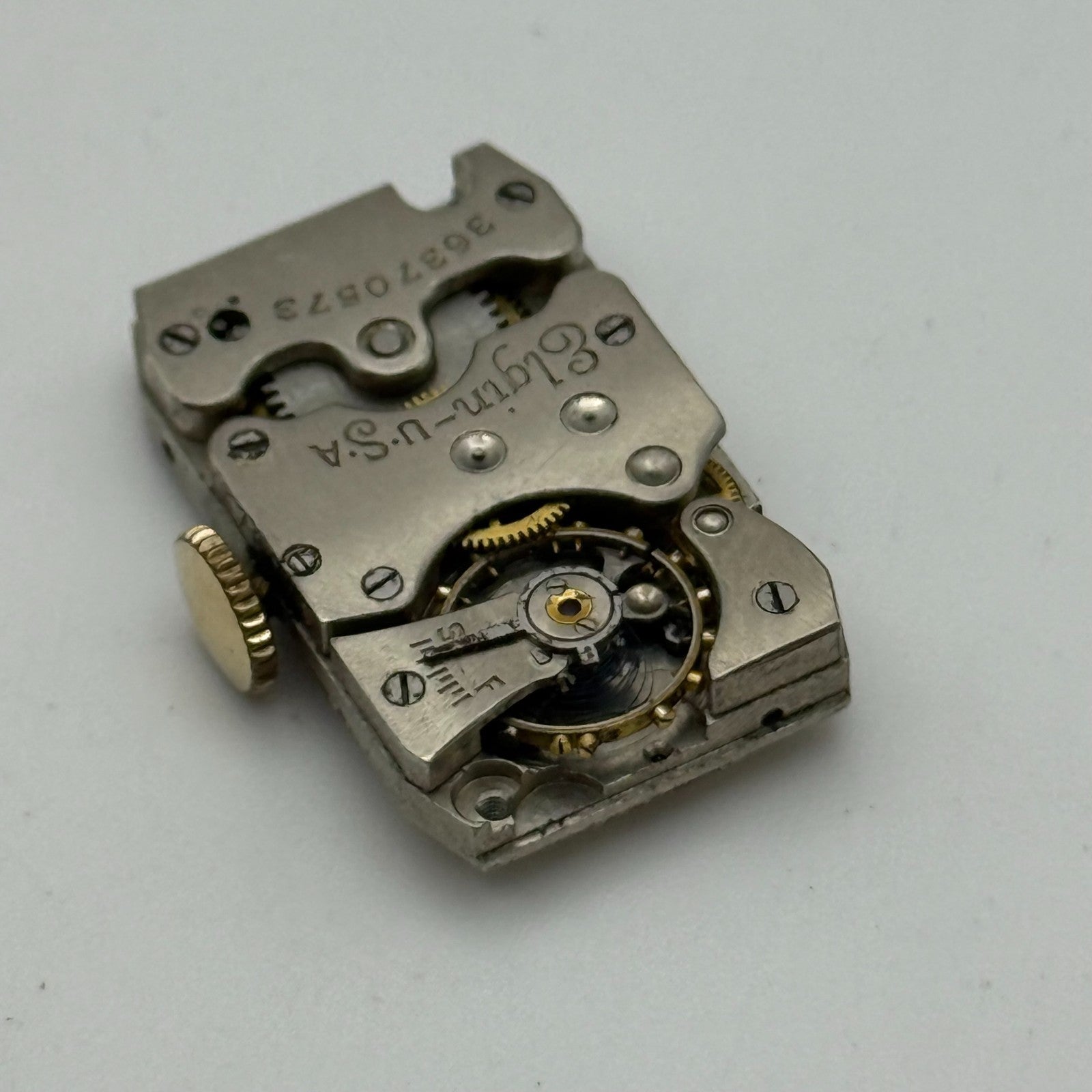 1937 Vintage 18/0s Elgin 488 Model 1 American Watch Movement PARTS REPAIR SPARES