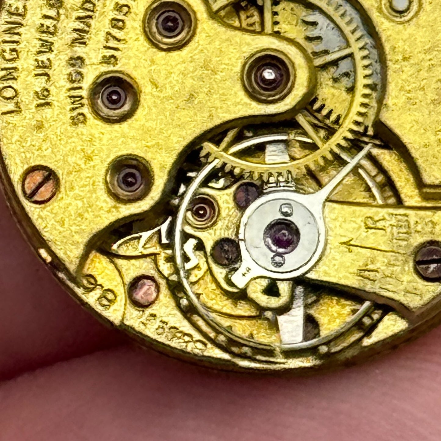 19.7mm Antique Longines 8.6 Greenwood & Sons Leeds Manual Wind Watch Movement