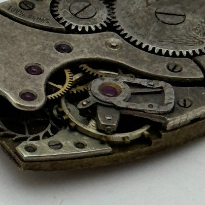 19mm Peseux P Rotary Maximus 15 Jewels Tank Manual Wind Watch Movement PARTS