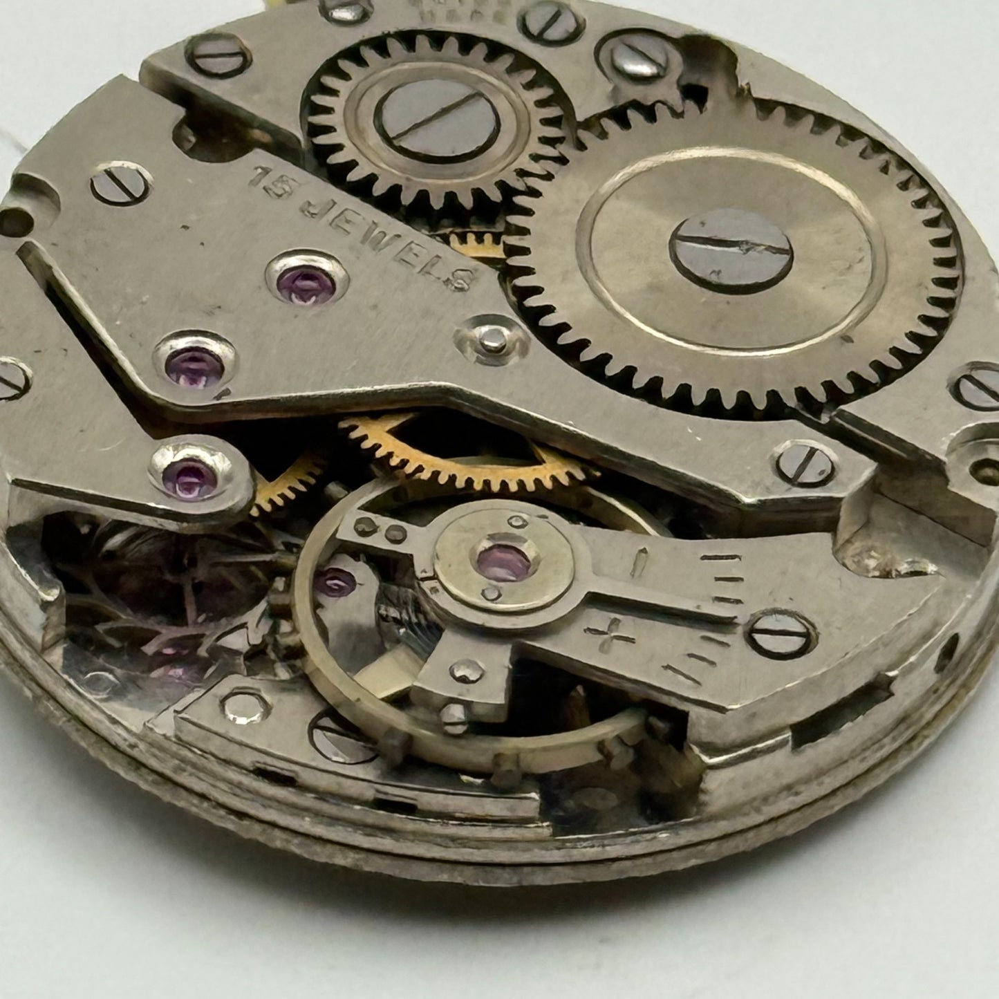 AS 1002 984 Watch Movement Avia Manual Wind Vintage Swiss Parts Repair 23.4mm