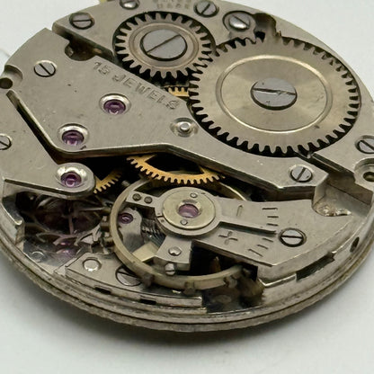 AS 1002 984 Watch Movement Avia Manual Wind Vintage Swiss Parts Repair 23.4mm