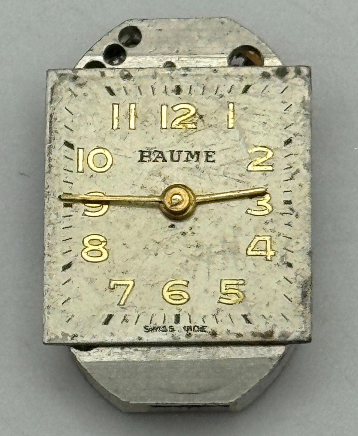 12.7mm Ladies Baume 17 Jewels Swiss Manual Wind Watch Movement Vintage PARTS