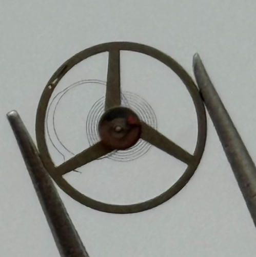 FEF 6660 Balance Wheel Complete And Spring Ord + Inca 1711 Watch Movement Parts