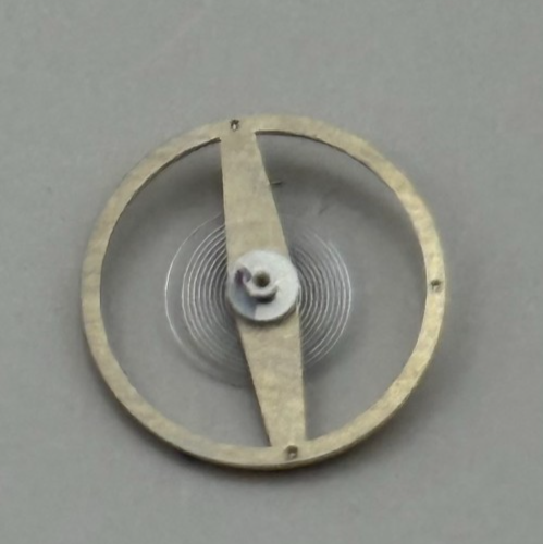 ST 1800 1805 Balance Wheel Complete And Spring  1508 M Watch Movement Parts NOS