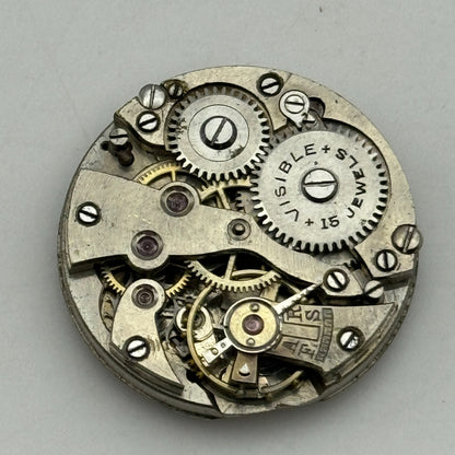 23.6mm Visible Patent 51489 FHF Manual Wind Watch Movement Swiss Vintage PARTS