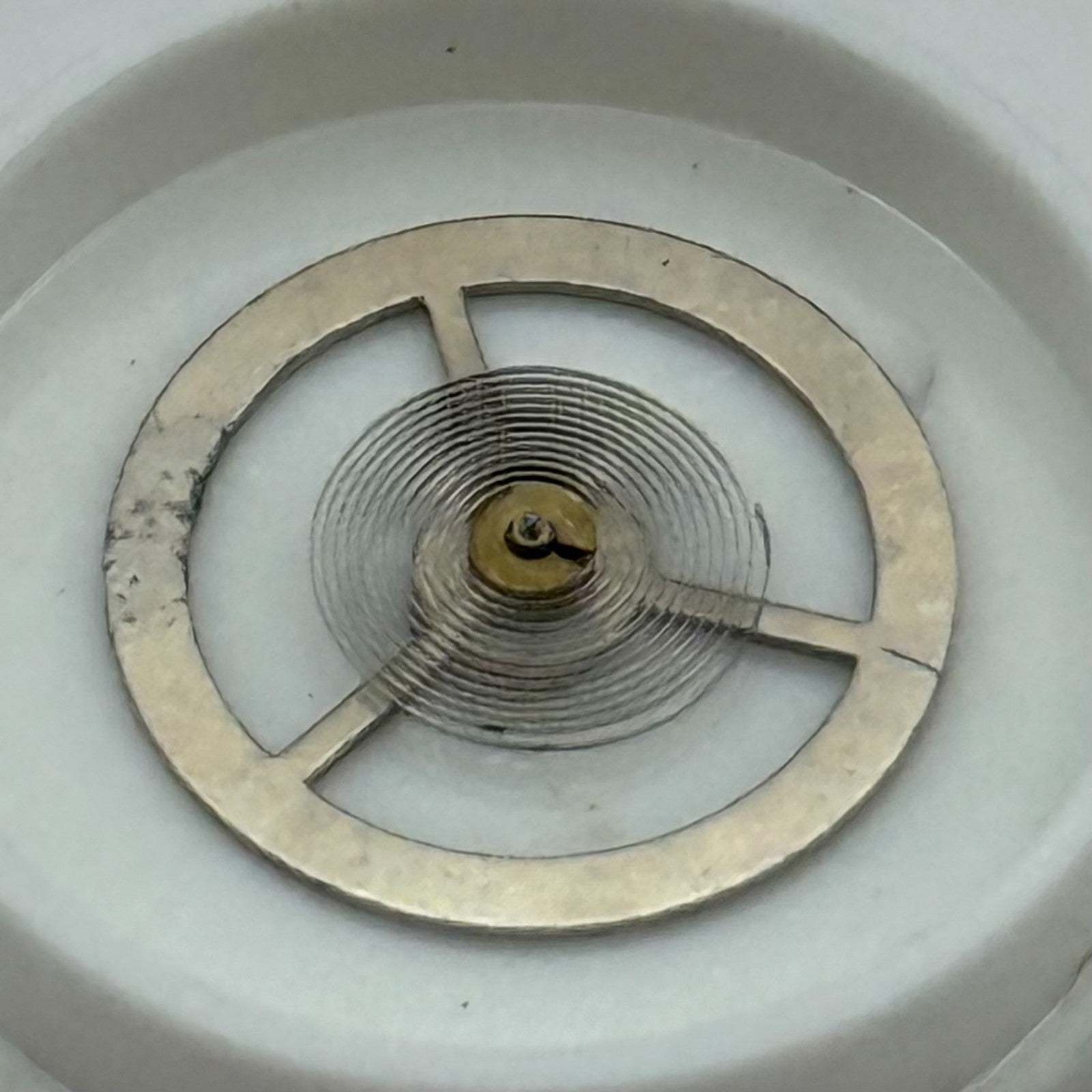 EB 8800 Balance Wheel Complete And Spring  12’’’ 1309 Watch Movement Parts NOS