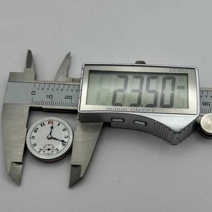 Buren 15 Jewels Trench Watch Movement Manual Wind Vintage Parts Repair 23.5mm