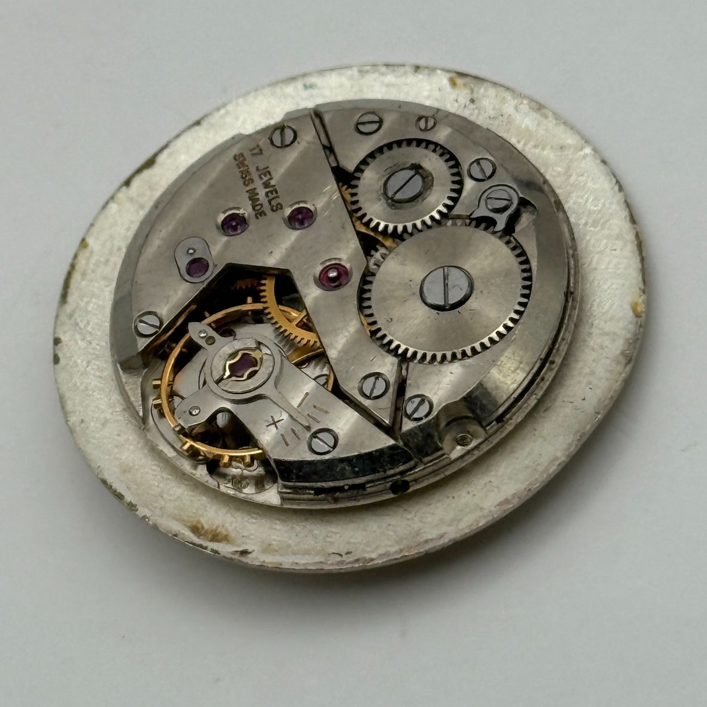 Garrard ETA 900 Watch Movement Manual Wind Vintage Swiss Parts Repair 23.6mm