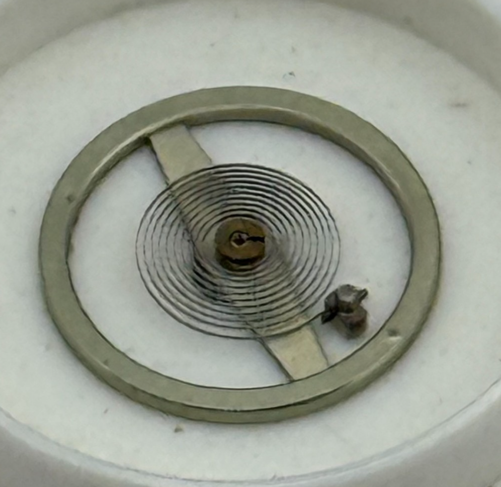 Lanco 1087 Balance Wheel Complete And Spring 873 Renata Watch Movement Parts 