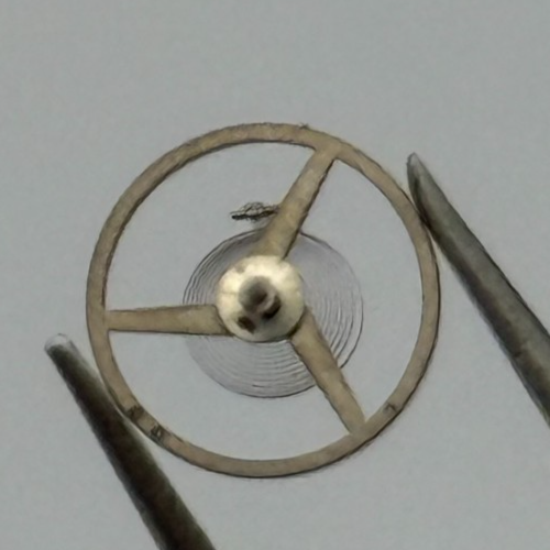 FEF 6600 Inca Balance Wheel Complete And Spring 1181 M Watch Movement Parts NOS