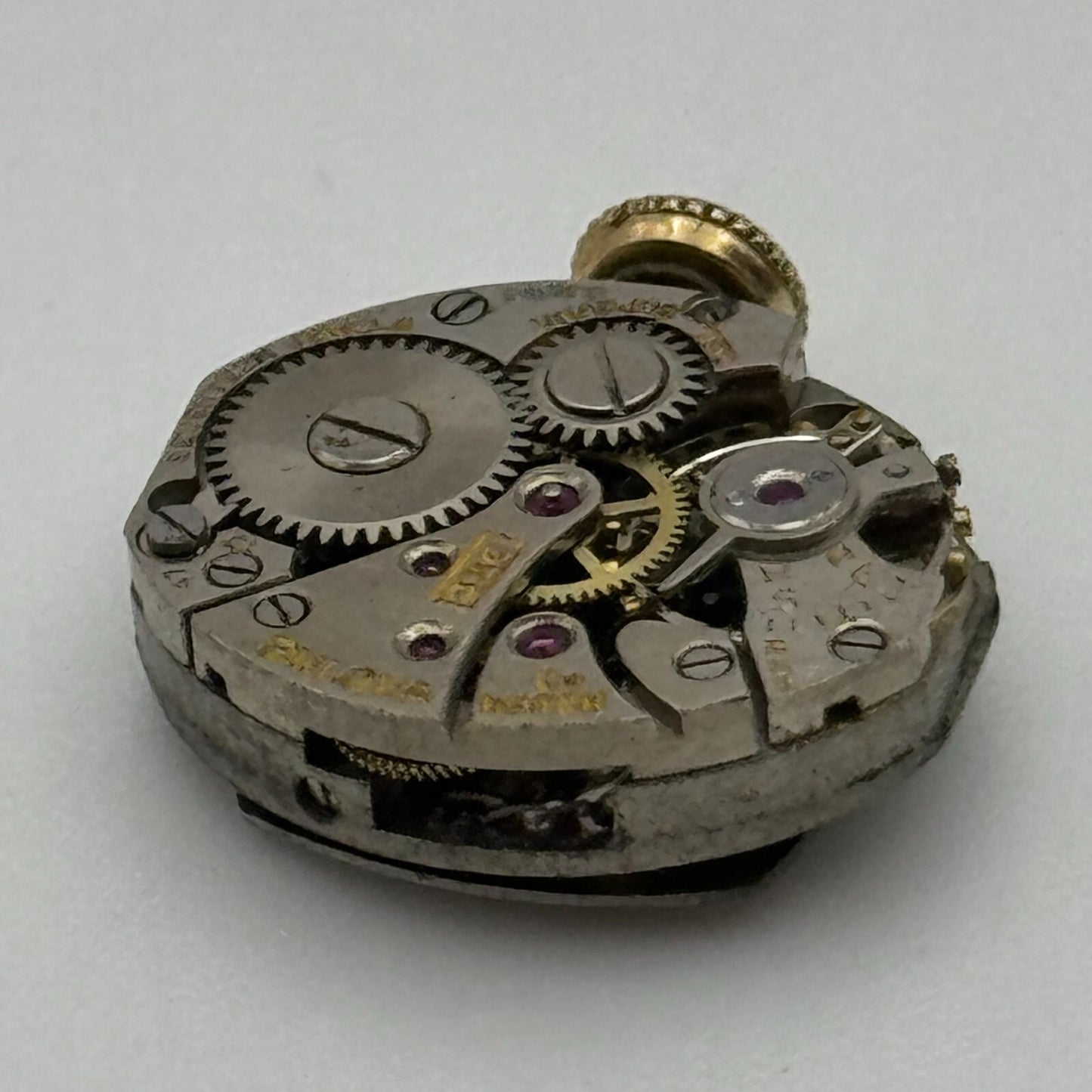 12.8mm Bulova Ladies 5AC Manual Wind Swiss 17 Jewels Watch Movement PARTS SPARES