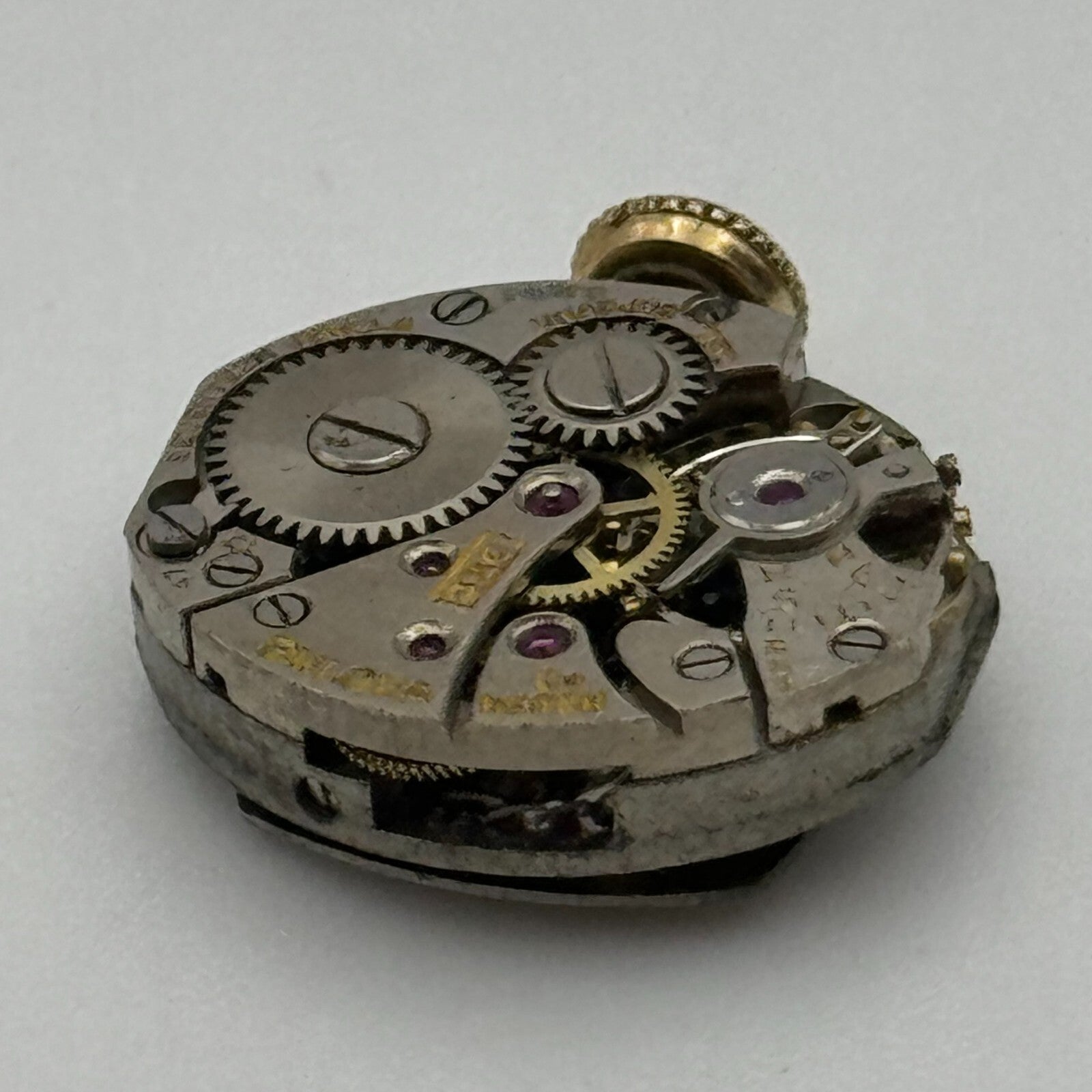 12.8mm Bulova Ladies 5AC Manual Wind Swiss 17 Jewels Watch Movement PARTS SPARES