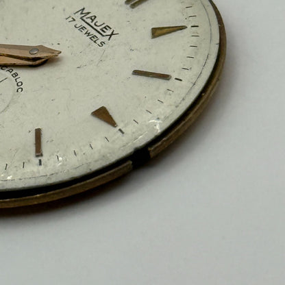 Majex Peseux 320 Watch Movement Manual Wind Vintage Swiss Parts Repair 30.9mm