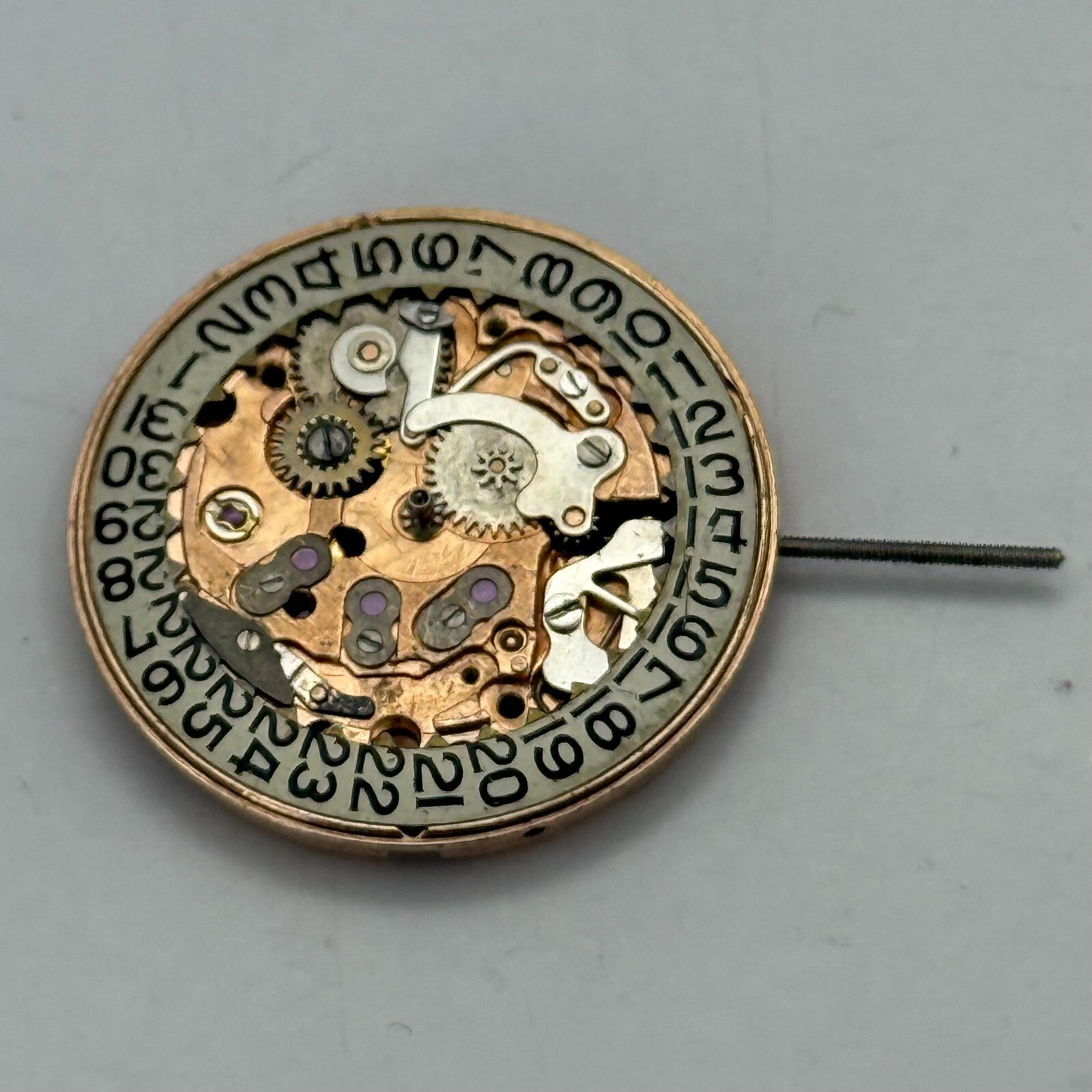 25.9mm Vintage Accurist FHF 66-9 Swiss Manual Wind Watch Movement PARTS REPAIR
