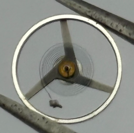 FHF 34-21 Balance Wheel Complete And Spring  1640 M Watch Movement Parts NOS