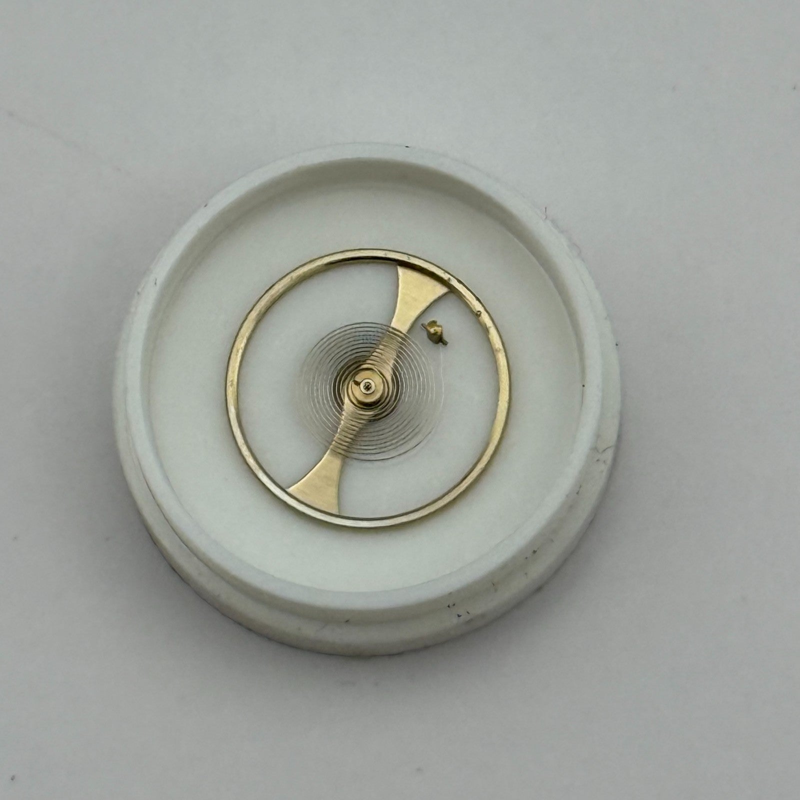 Oris 650 654 Balance Wheel Complete And Spring  1510 M Watch Movement Parts NOS