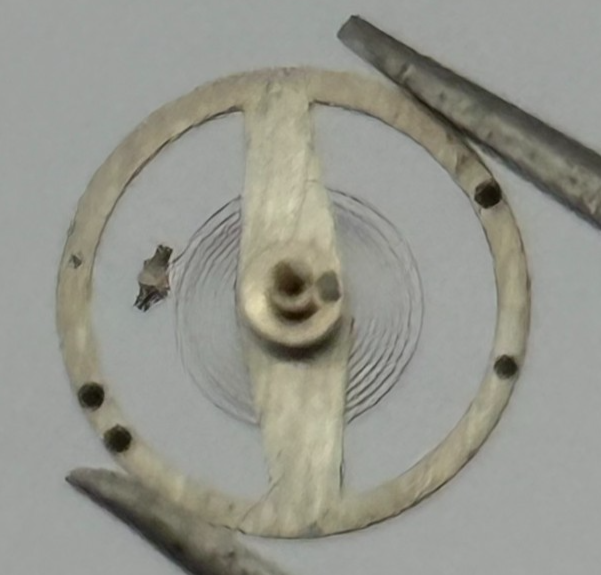 Brac 2021 Balance Wheel Complete And Spring 5 1/4''' 69 M Watch Movement Parts