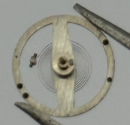 Brac 2021 Balance Wheel Complete And Spring 5 1/4''' 69 M Watch Movement Parts