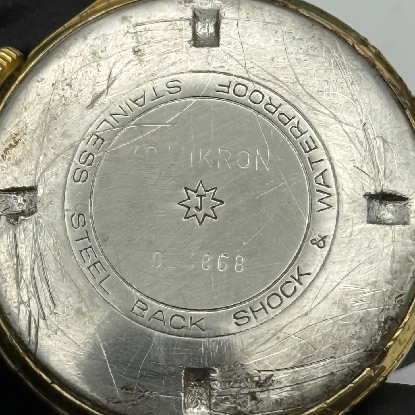 33mm Men’s Vintage Junghans J82 Chronometer Swiss Rare Gold Plated Watch PARTS