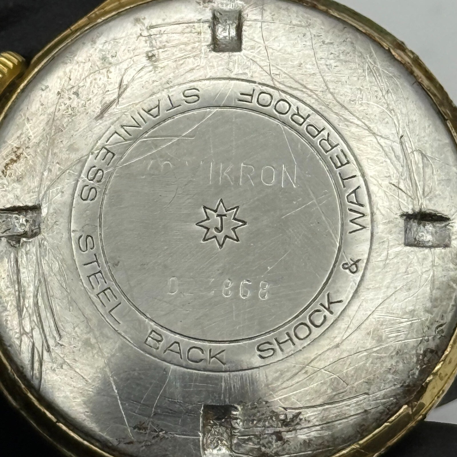 33mm Men’s Vintage Junghans J82 Chronometer Swiss Rare Gold Plated Watch PARTS