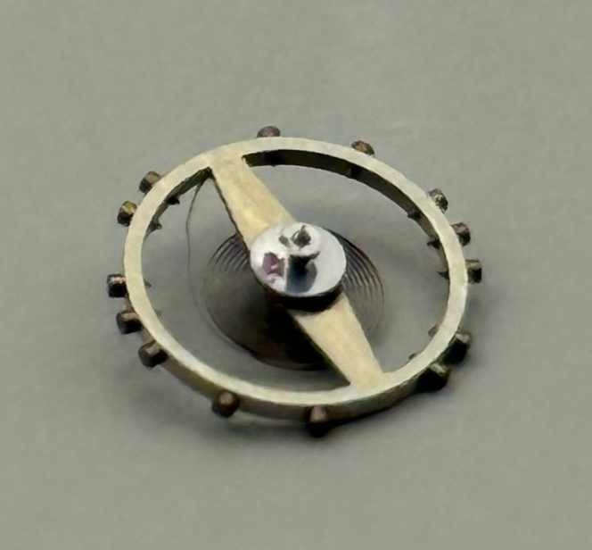 FHF 8 Balance Wheel Complete And Spring 8¾’’’  191 Watch Movement Parts NOS