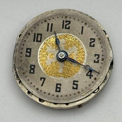 23.6mm AS A Schild 15 Jewels Nice Dial Manual Wind Swiss Watch Movement PARTS
