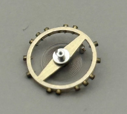 AS 970 Balance Wheel Complete And Spring 8¾’’’  27 M Watch Movement Parts NOS