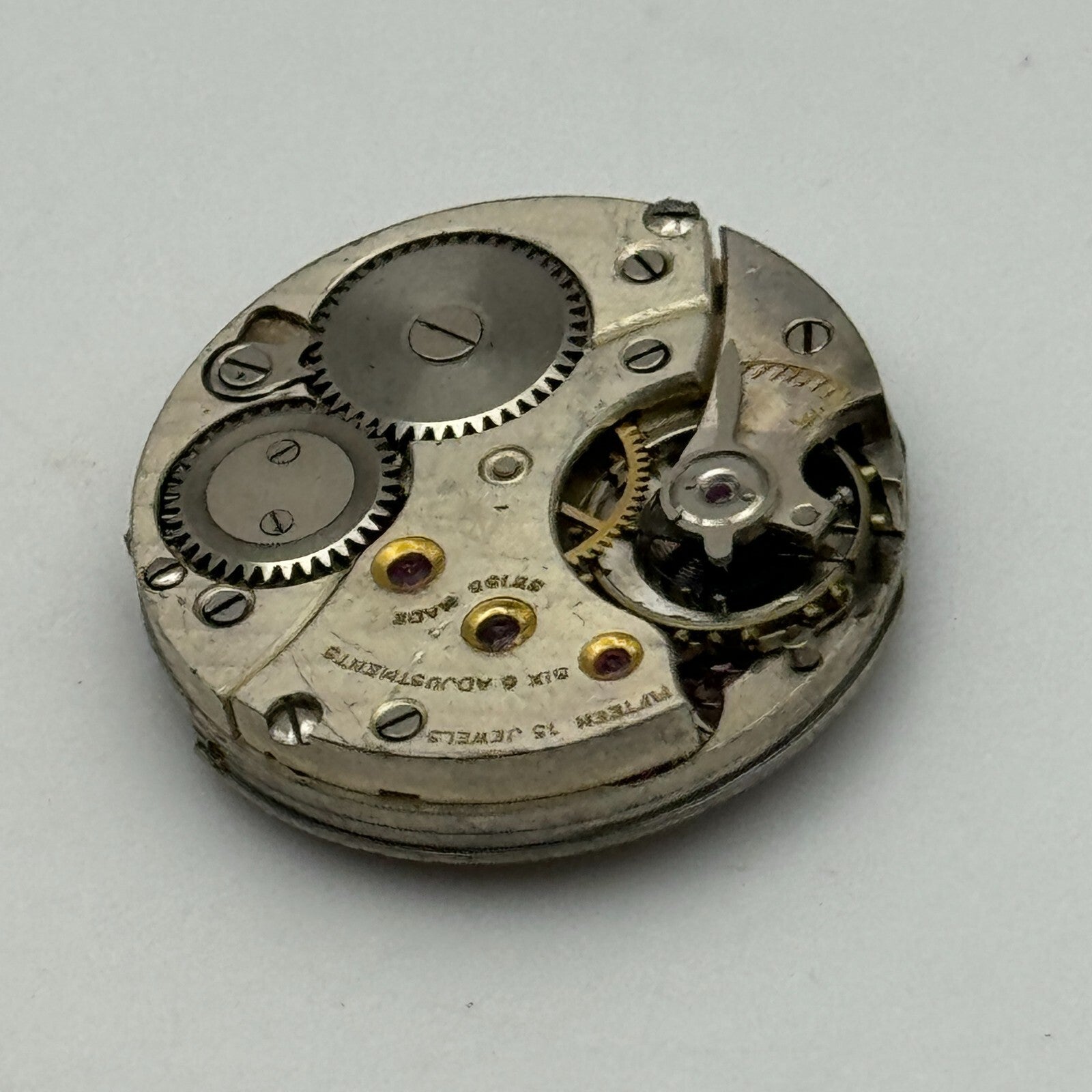 23.6mm Possibly Movado 15 Jewels 6 Adj High Grade Manual Wind Watch Movement