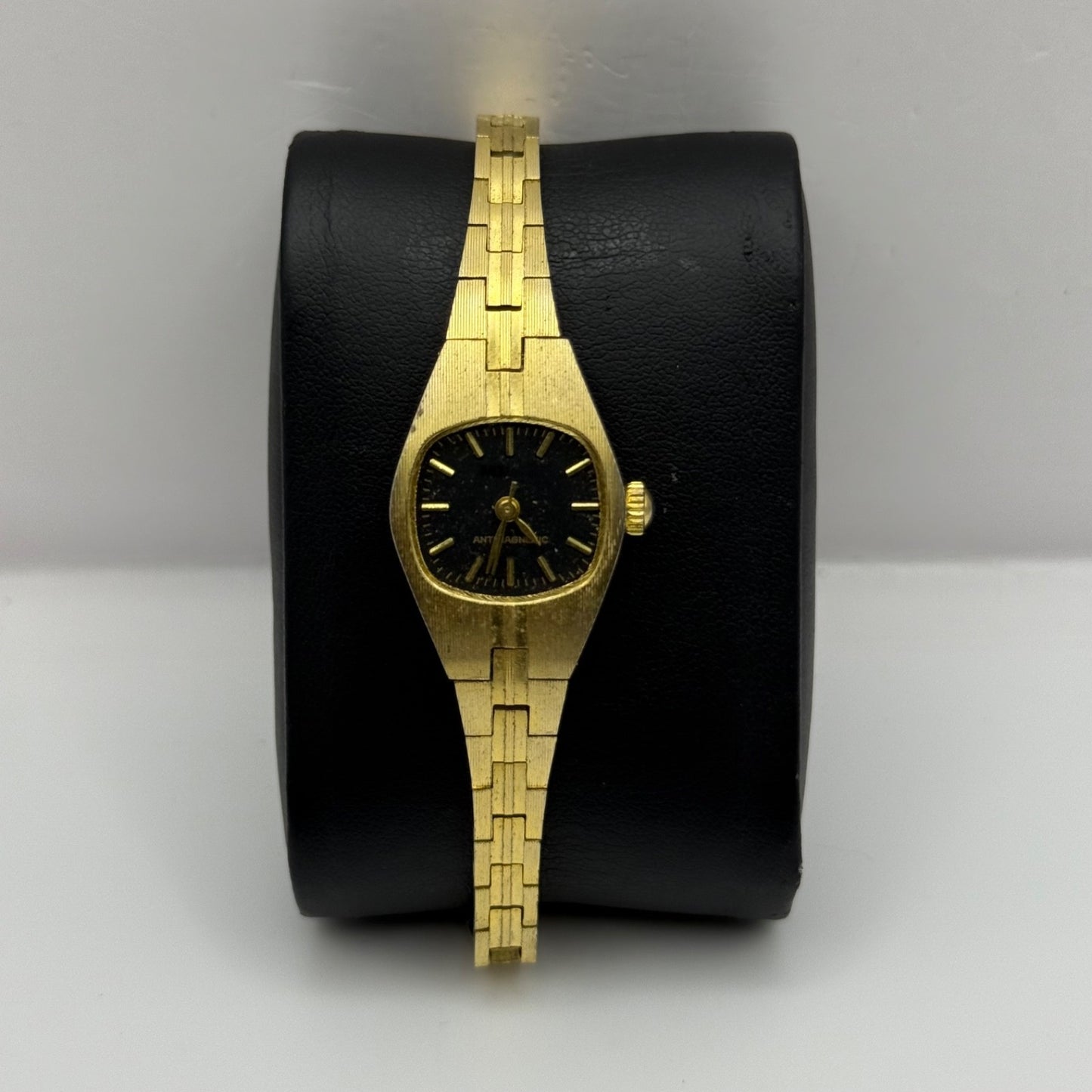 19mm Vintage Ladies Gold Plated Antimagnetic Manual Wind Watch PARTS / REPAIR