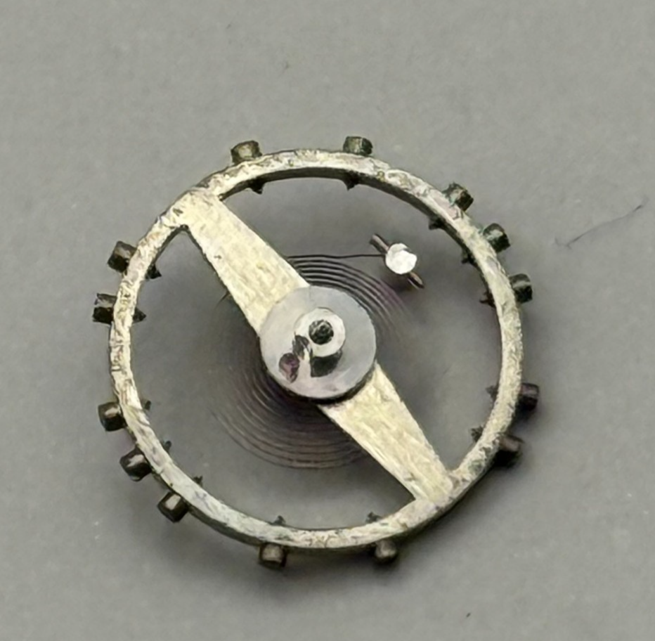 FHF 8 Balance Wheel Complete And Spring 8¾’’’ Renata 191 Watch Movement Parts