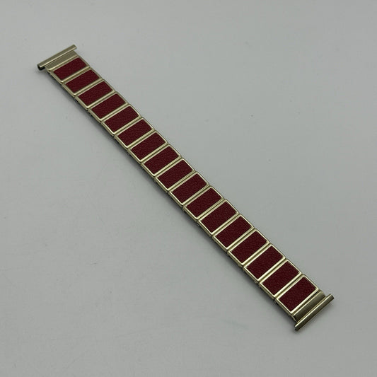 20mm Lug Rowi Fixo Flex Vintage New Old Stock NOS Expandable Strap Red Gold
