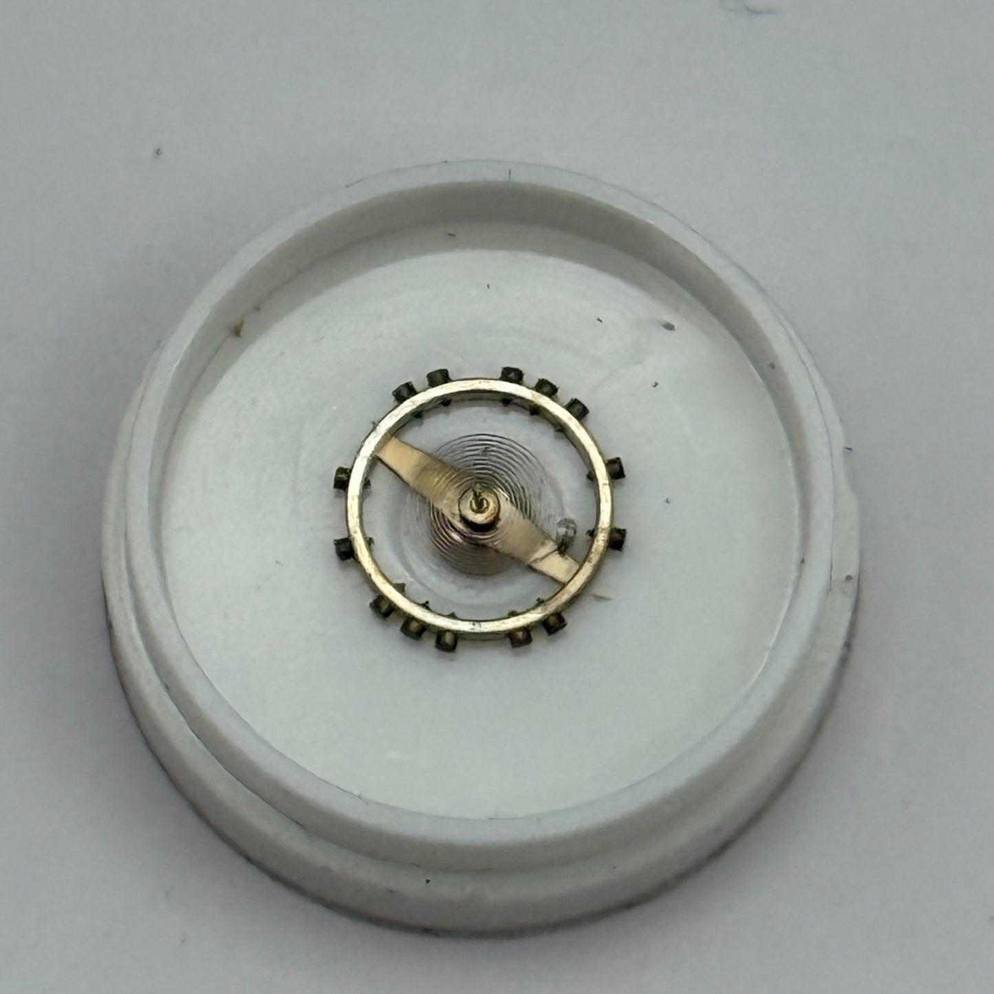Felsa 4062 Balance Wheel Complete And Spring  1245 M Watch Movement Parts NOS
