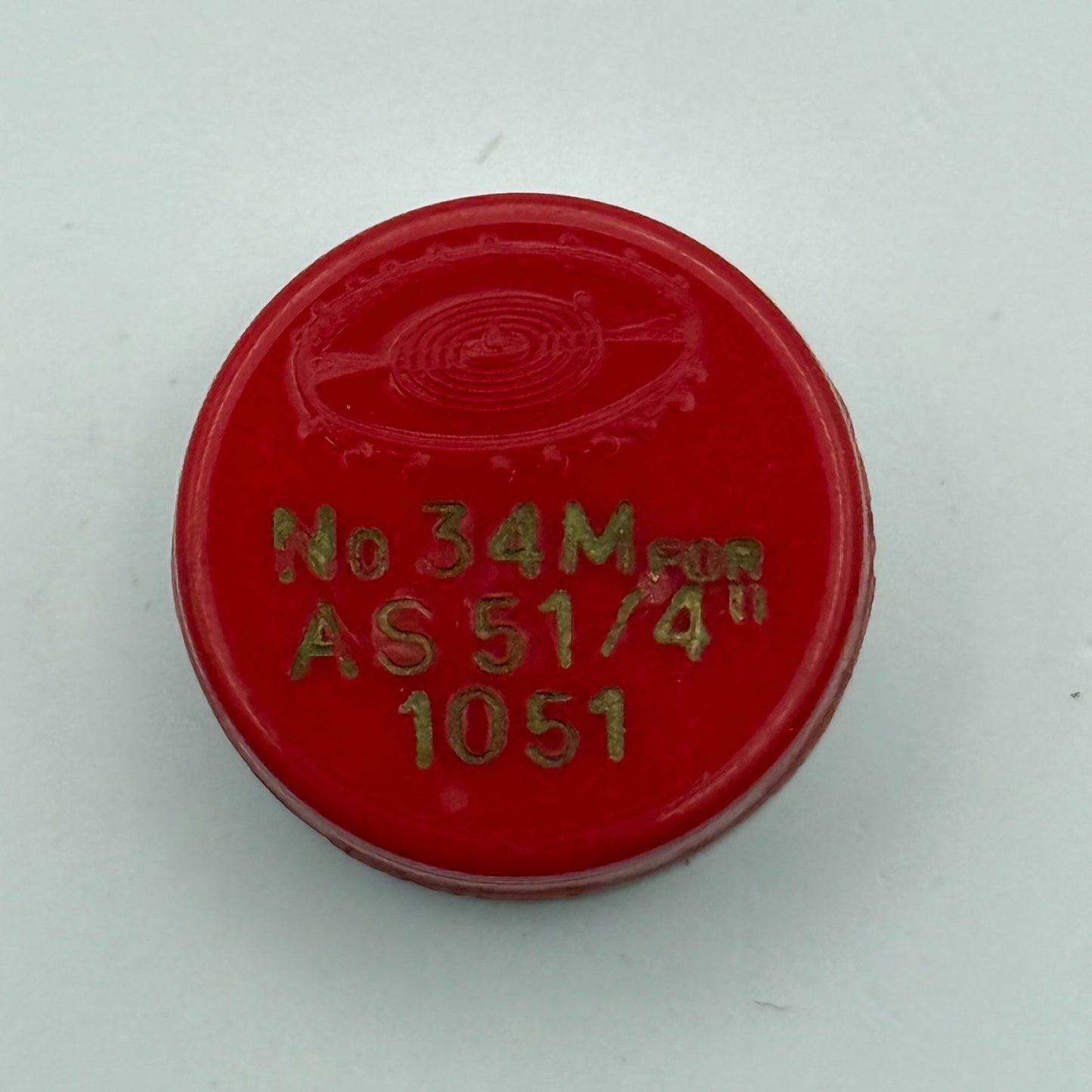 AS 1051 Balance Wheel Complete And Spring 5 1/4’’’ 34 M Watch Movement Parts NOS