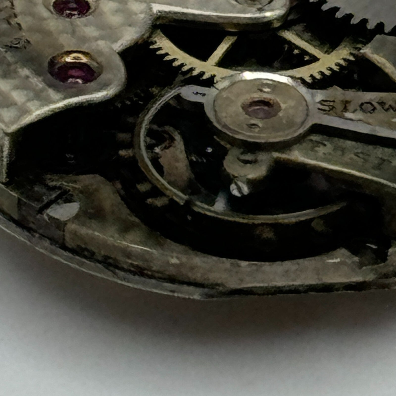 23.2mm Possibly Movado 15 Jewels 4 Adjustments Manual Wind Watch Movement PARTS