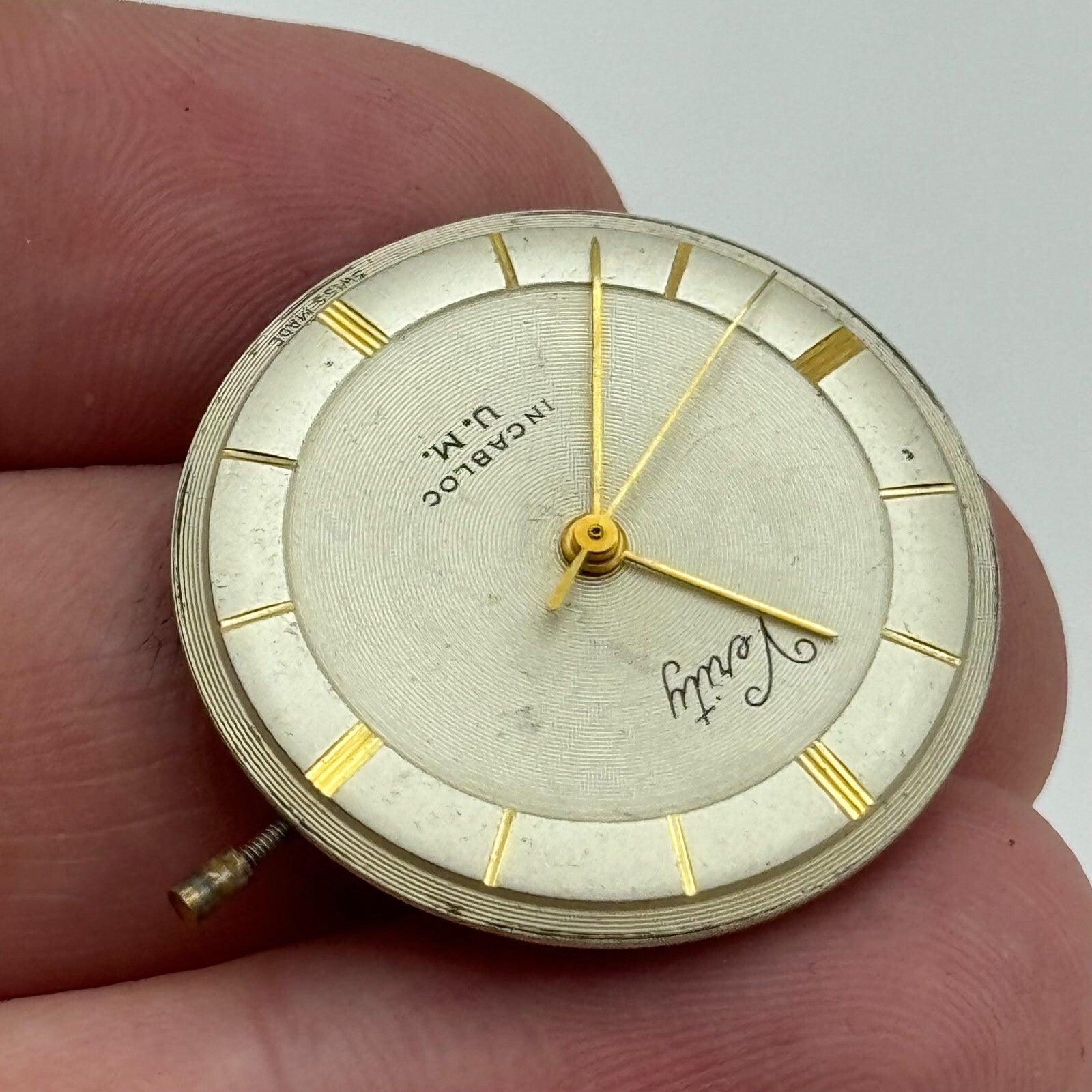 25.8mm Men's Verity FHF 72 Manual Wind 17 Jewels Swiss Made Watch Movement PARTS