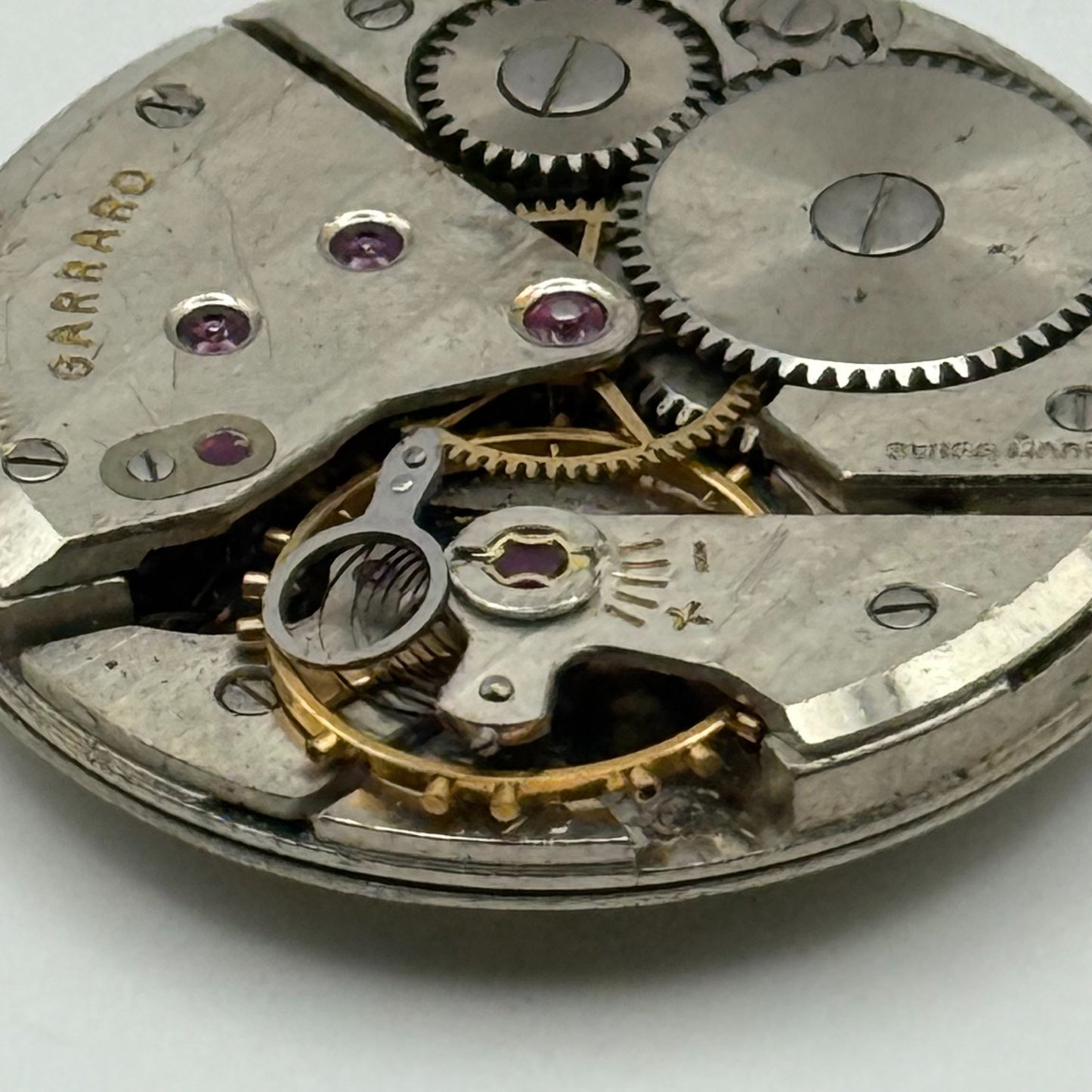 ETA 1120 Watch Movement Garrard Manual Wind Vintage Swiss Parts Repair 27mm