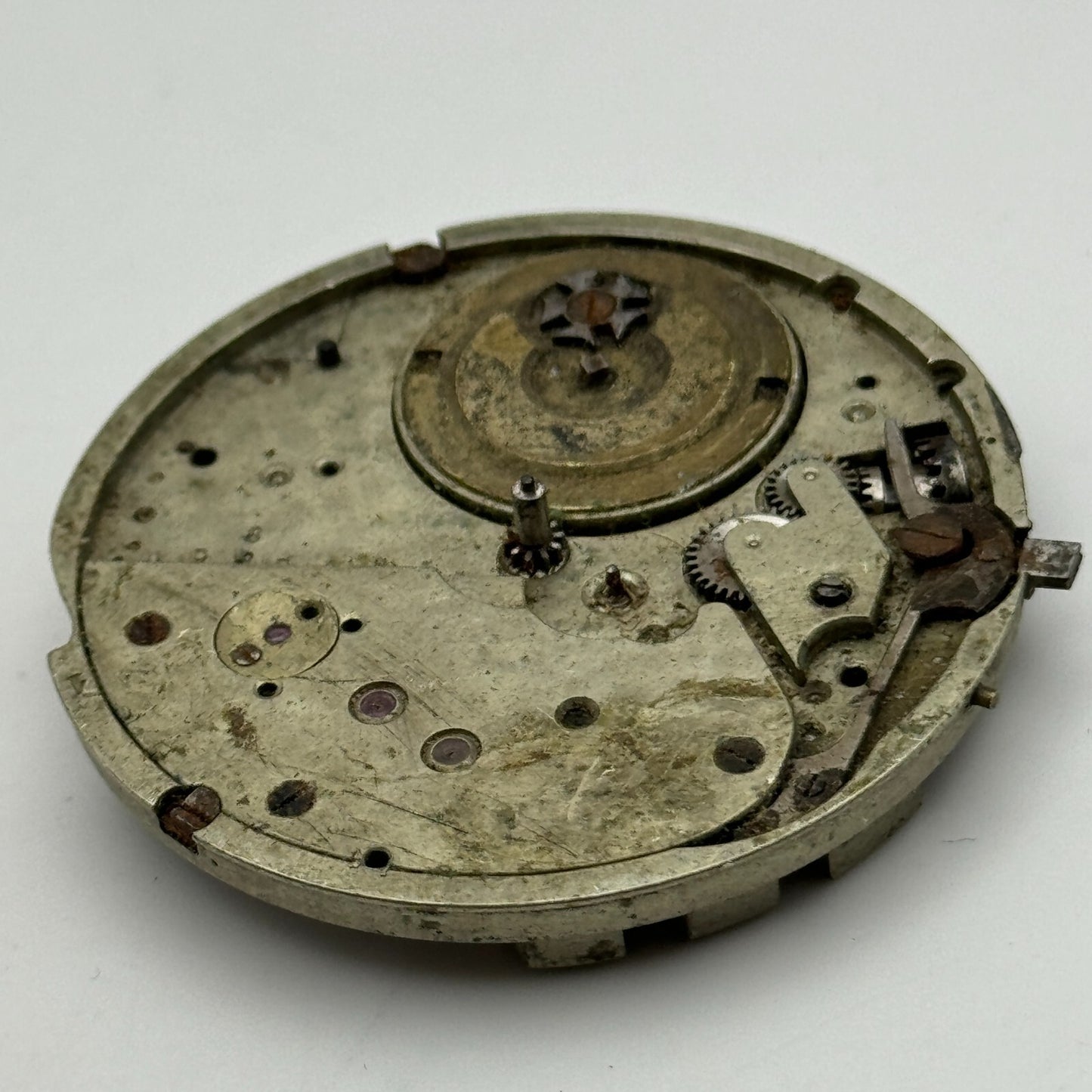 40mm Unidentified Antique Pocket Watch Movement PARTS REPAIR SPARES