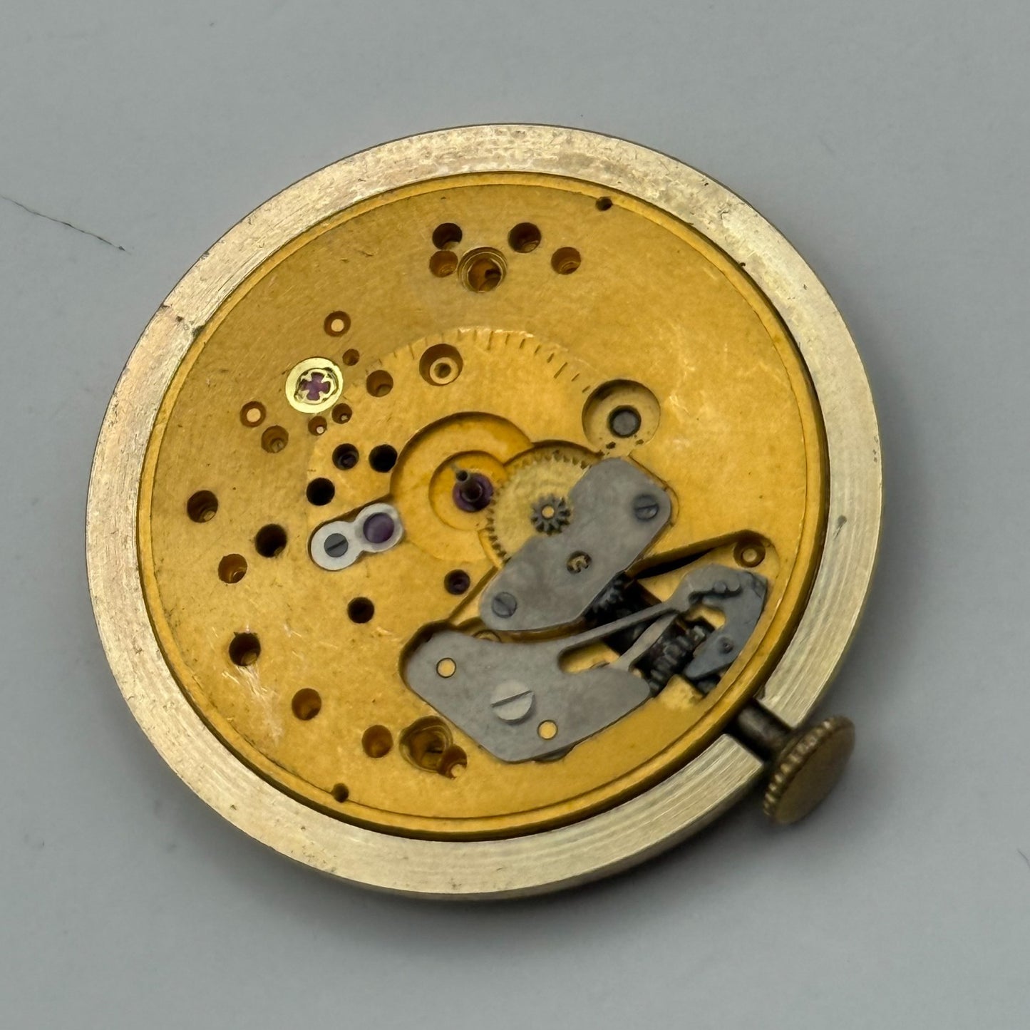 Smiths Imperial 617 Cal 0104 Watch Movement Running Manual Wind Parts 31.4mm