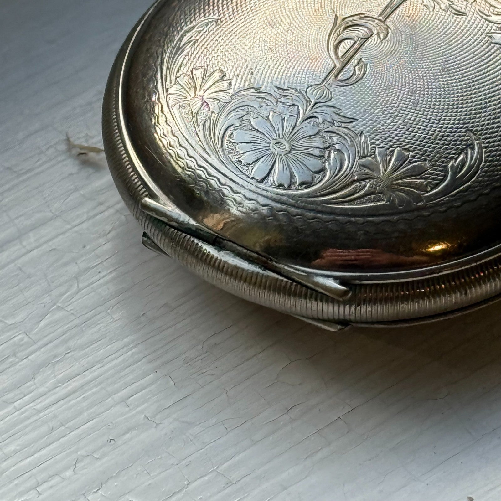 Oris Ottoman Pocket Watch Antique Pin Set Full Hunter To Repair Rare 54mm