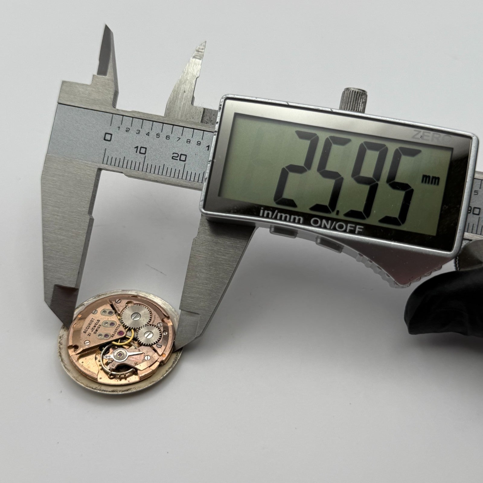 ETA 2409 Watch Movement Accurist Manual Wind Vintage Swiss Parts Repair 25.9mm