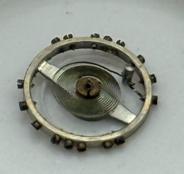 Durowe 50 Balance Wheel Complete And Spring 5 1/4''' 668 Watch Movement Parts 