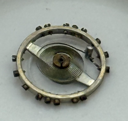 Durowe 50 Balance Wheel Complete And Spring 5 1/4''' 668 Watch Movement Parts 