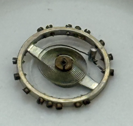Durowe 50 Balance Wheel Complete And Spring 5 1/4''' 668 Watch Movement Parts 