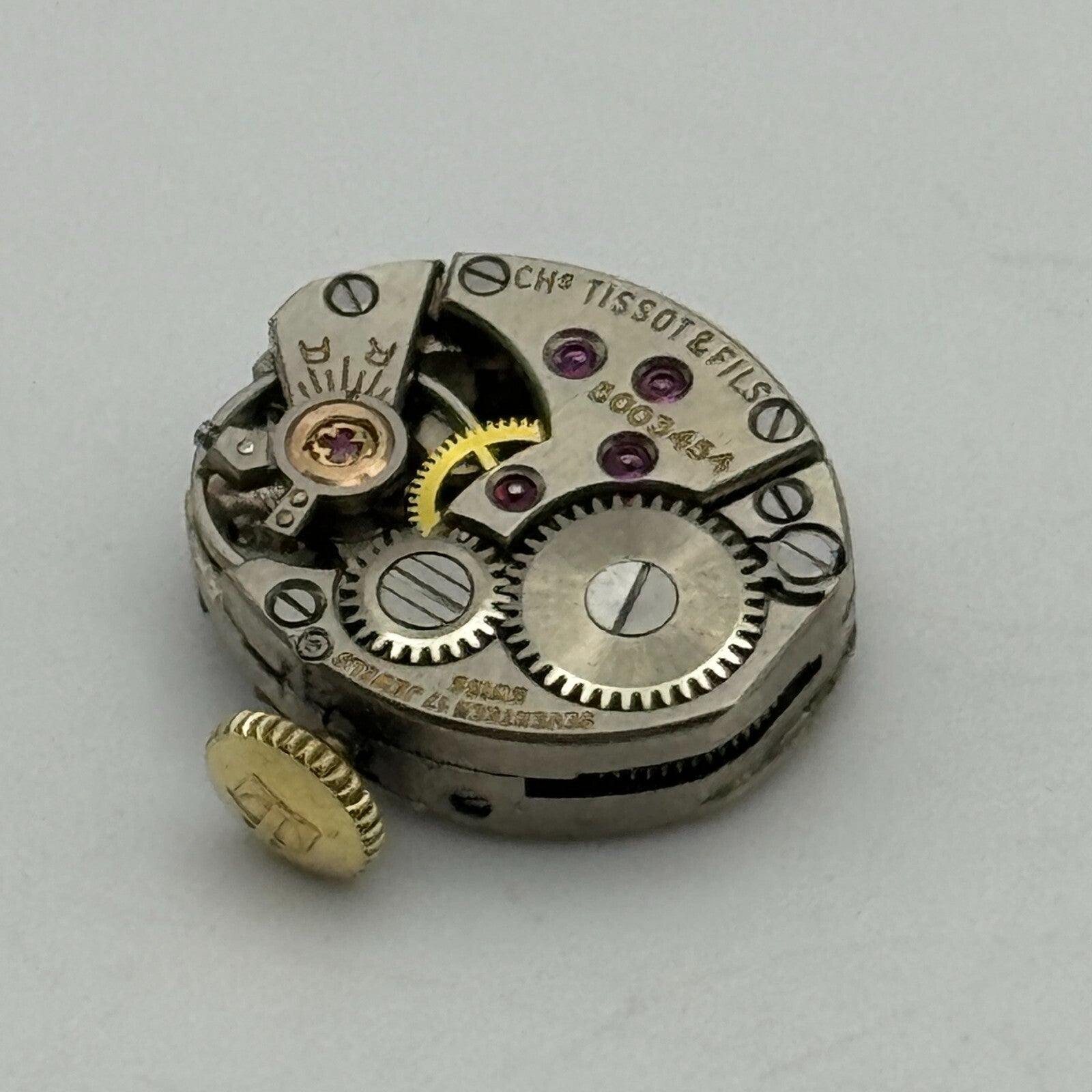 12.9mm Tissot 12.9-E9 Swiss 17 Jewels Manual Wind Ladies Watch Movement PARTS