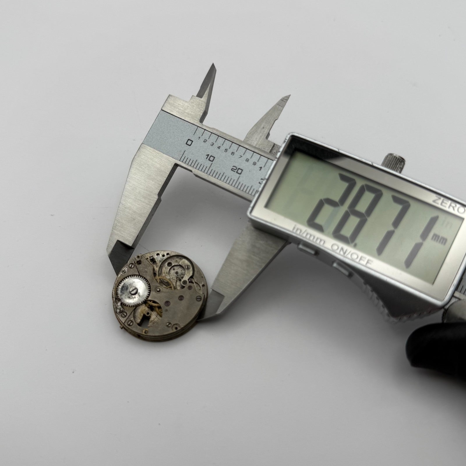 AS A Schild Trench Watch Movement Manual Wind Vintage Swiss Parts Repair 29.5mm