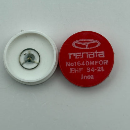 FHF 34-21 Balance Wheel Complete And Spring Inca 1640 M Watch Movement Parts NOS